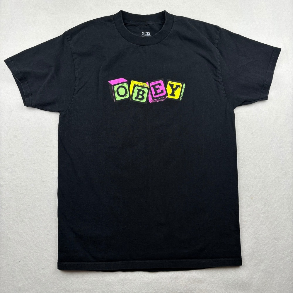 Obey‎ Graphic Tee Mens Medium Regular Fit Cotton Streetwear